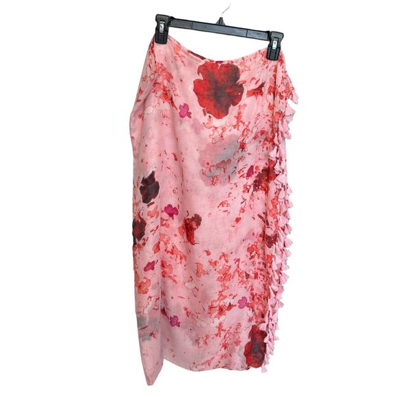 New ~ PETER SOM ~ Dream Floral Print Sarong Scarf Wrap One Size - Picture 2 of 3